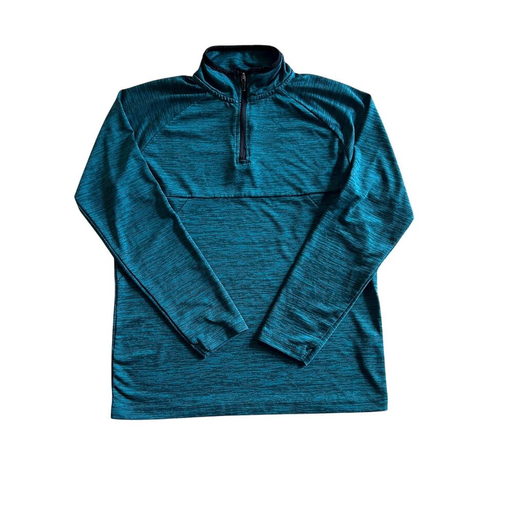 Primark Cares Teal Athletic Quarter-Zip Pullover Youth 10-11Y / 146cm
